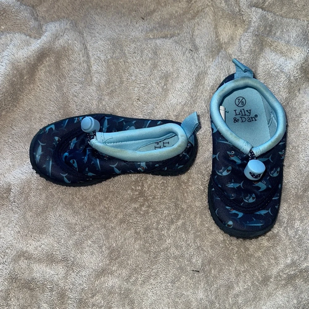 Lily & Dan Kids' Blue Water Shoes